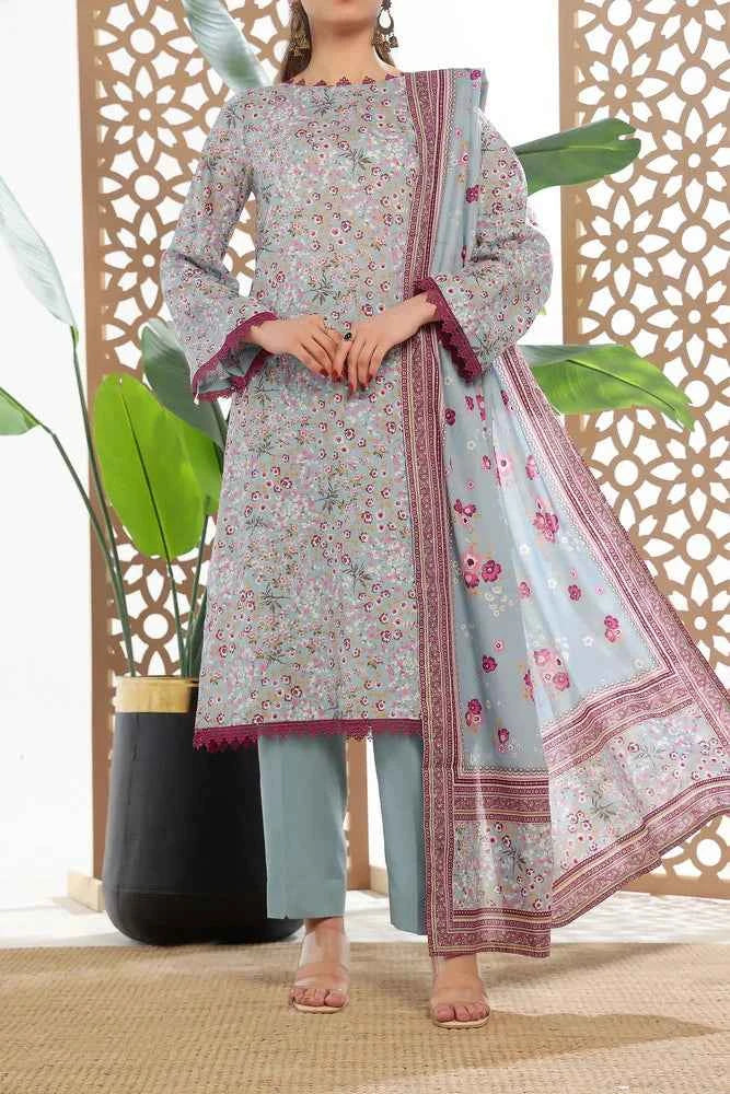 Daman Lawn 3Piece Unstitched | VS Textiles