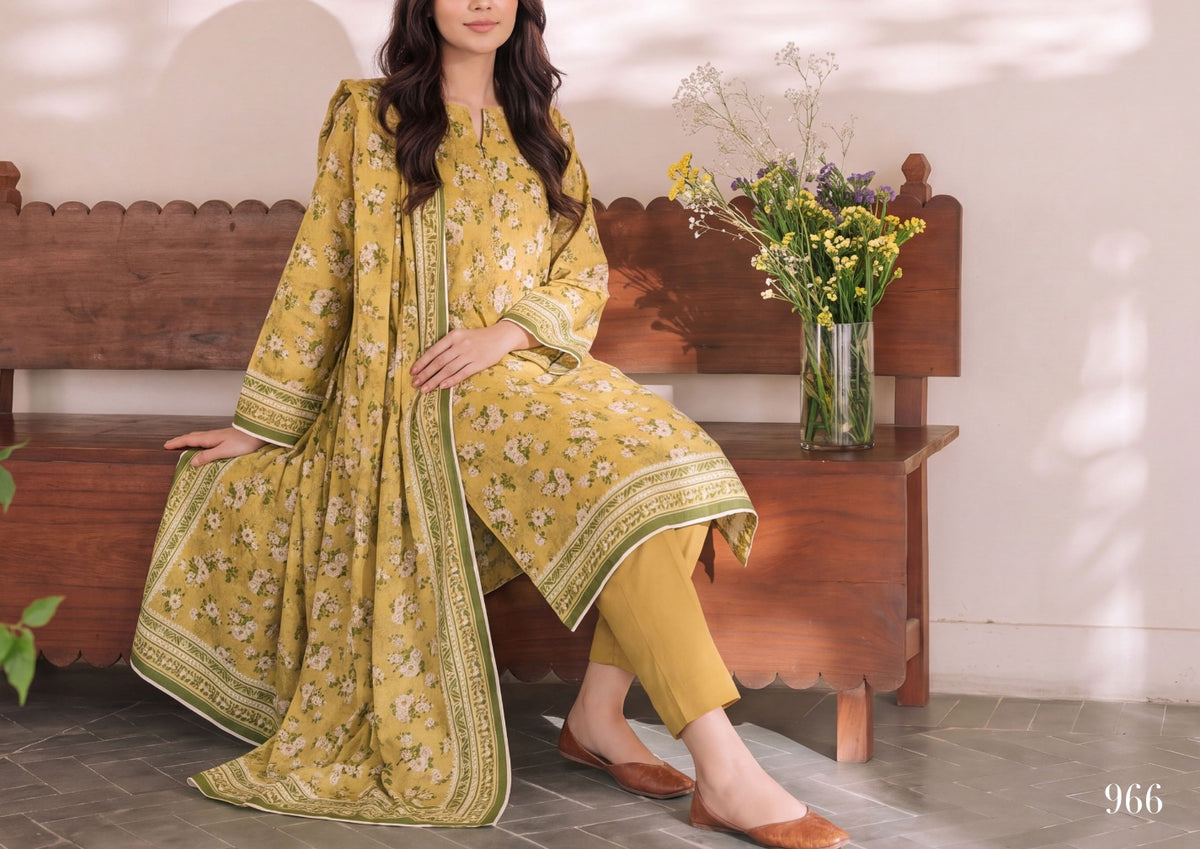 Daman Midsummer Cambric 3pc by VS Textiles | D. 966
