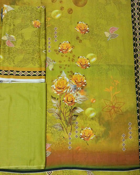 Daman 3piece Tana Dora Lawn with Tana Dora Dupatta