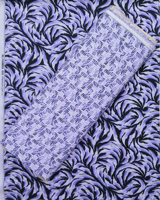 Gul Premium Lawn 2pc | Unstitched |  Al-Hamra Textiles.
