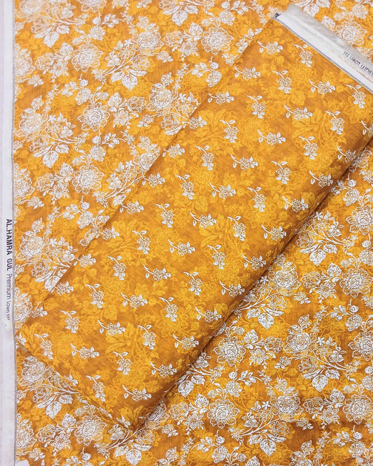 Gul Premium Lawn 2pc | Unstitched |  Al-Hamra Textiles.