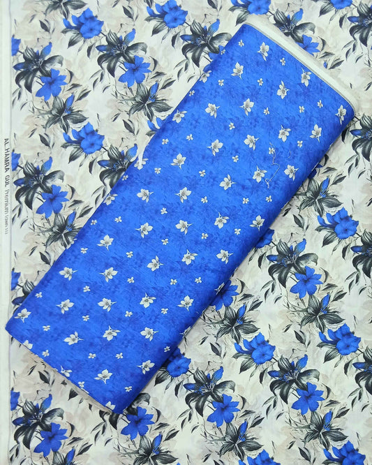 Gul Premium Lawn 2piece | Unstitched |  Al-Hamra Textiles.