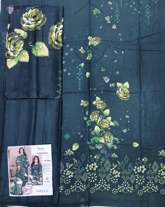 3pc Digital Marina with Marina Shawl - Nagina Cotton Emporium