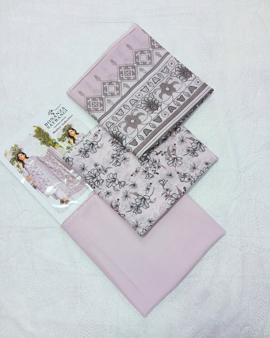 Digital Premium Soft Lawn 3PC | Unstitched Floral Prints