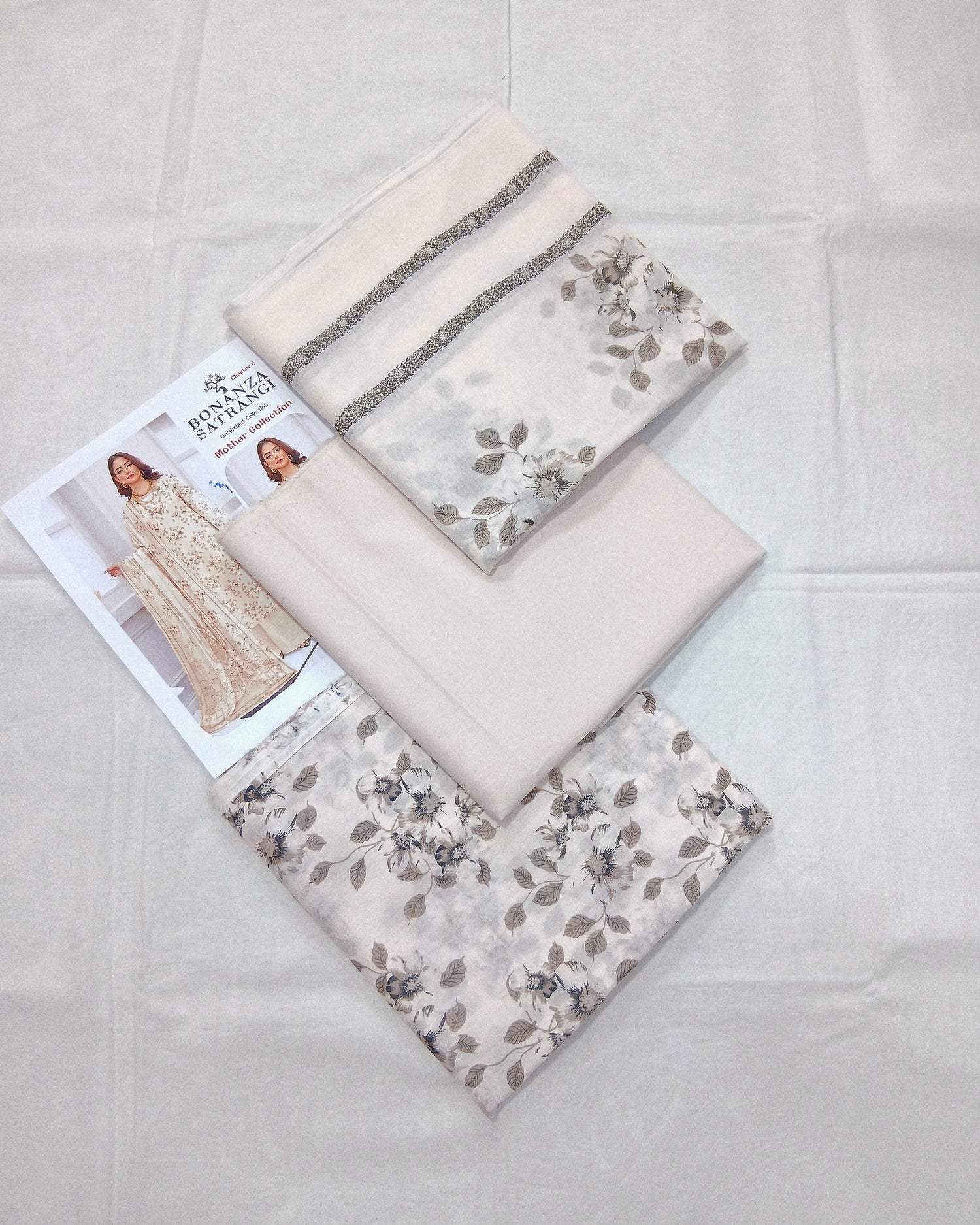 Digital Premium Soft Lawn 3PC | Unstitched Floral Prints