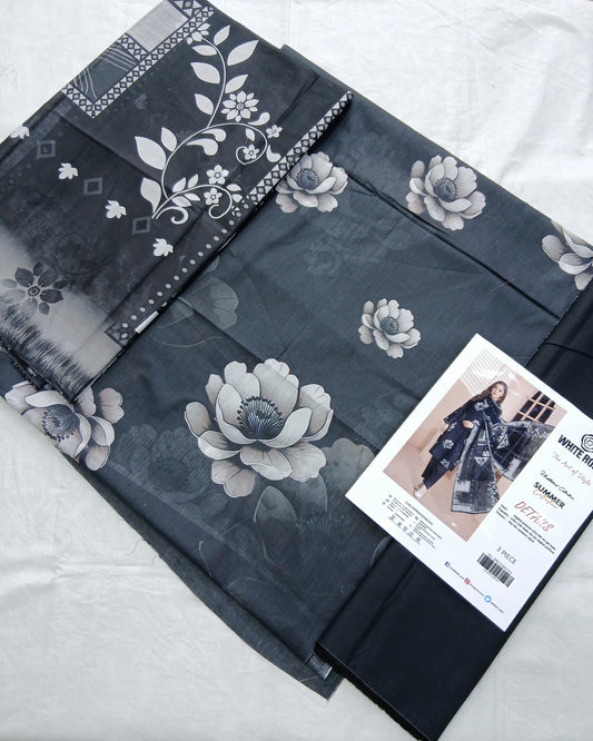Digital Premium Soft Lawn 3PC | Unstitched Floral Prints