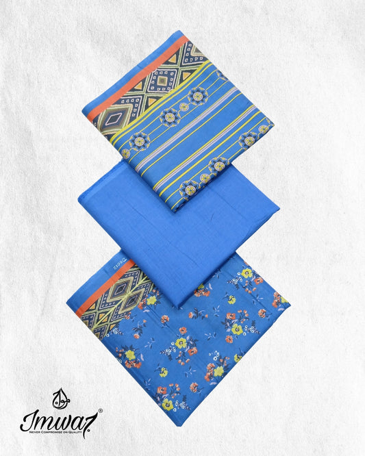 Maria Digital Lawn 3PC Suit by Imwaj - Floral   Prints