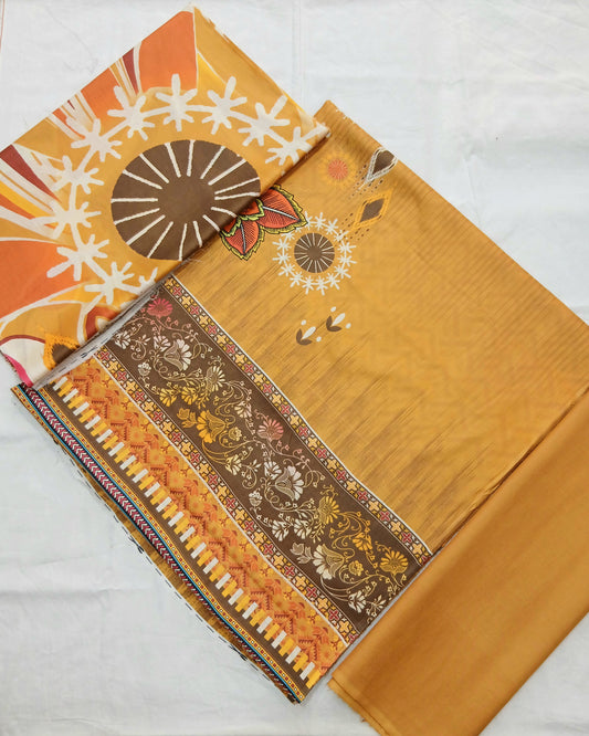 Hina Digital Lawn – 3 Piece Unstitched