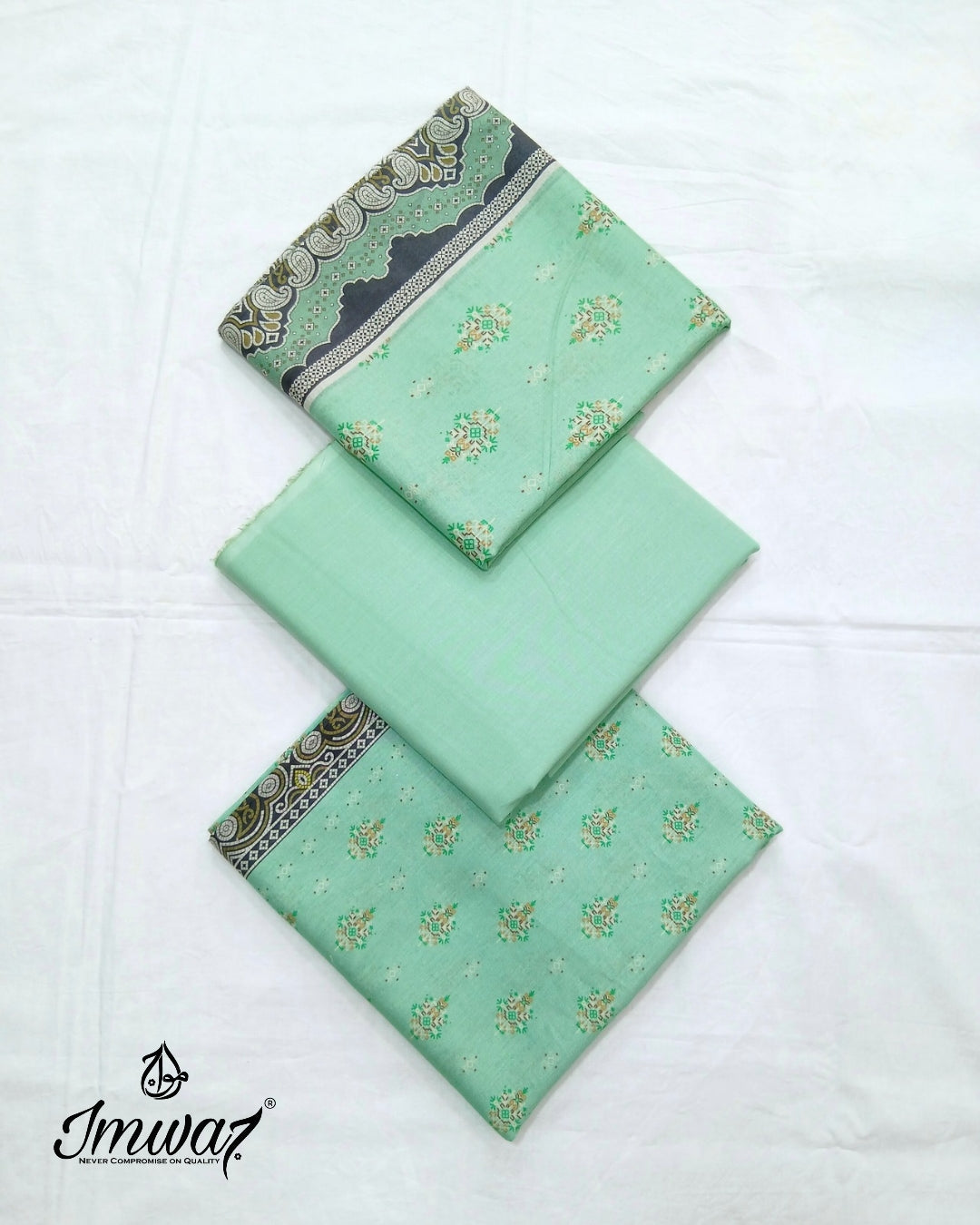 Maria Digital Lawn 3PC Suit by Imwaj