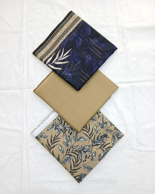 Al-Hamra Hareem Digital Premium Bana Dora Lawn 3pc