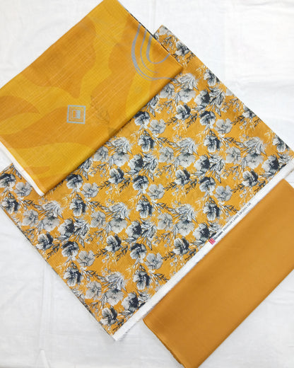Al-Hamra Hareem Digital Premium Bana Dora Lawn 3pc