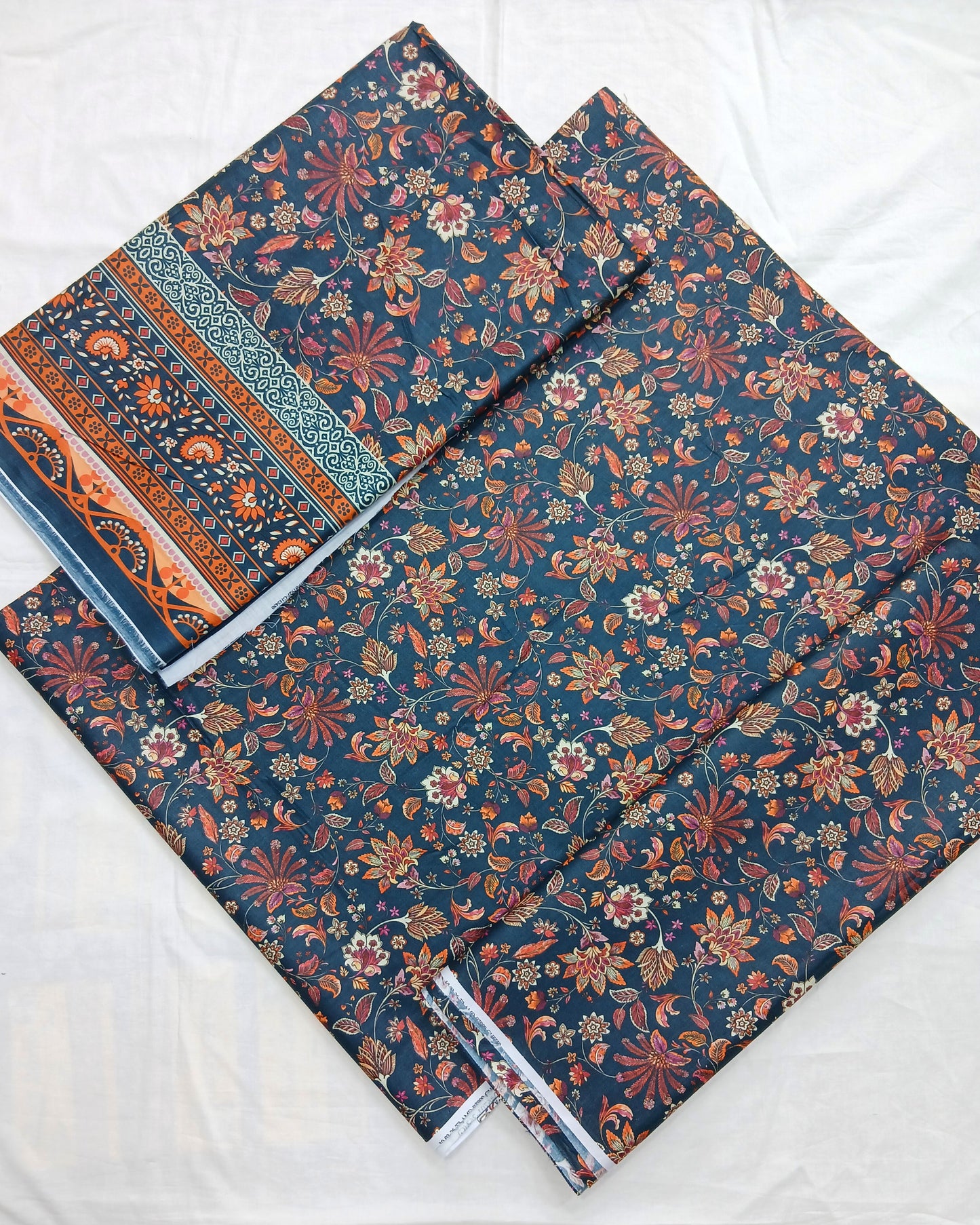 Kasturi Digital Lawn Cotton 3pc Unstitched Suit