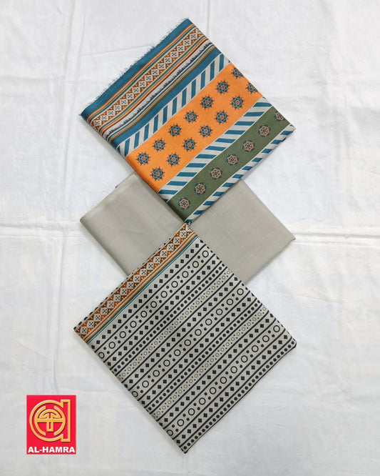Grace Classic Lawn 3PC – Soft Lawn | Al-Hamra Textiles