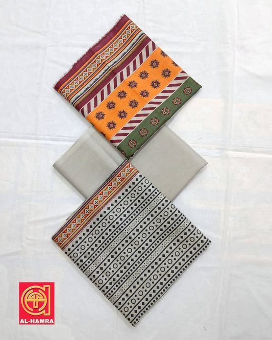 Grace Classic Lawn 3PC – Soft Lawn | Al-Hamra Textiles