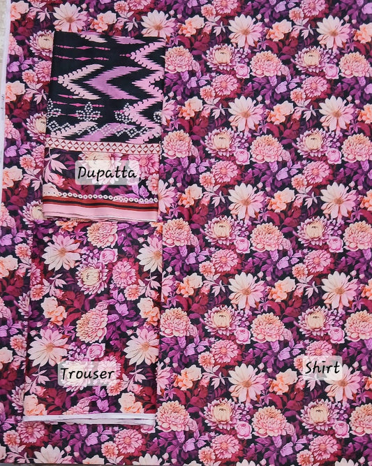 Kasturi Digital Lawn 3pc