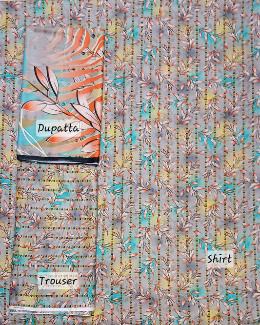 Kasturi Digital Lawn 3pc