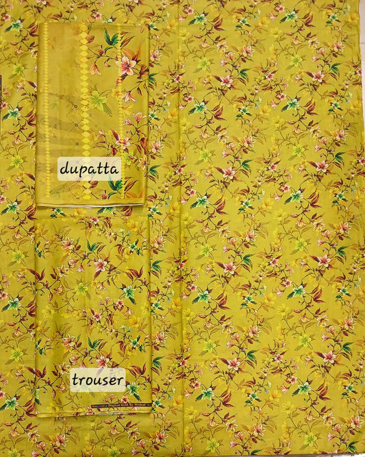 Keyseria Digital Gold Lawn 3pc