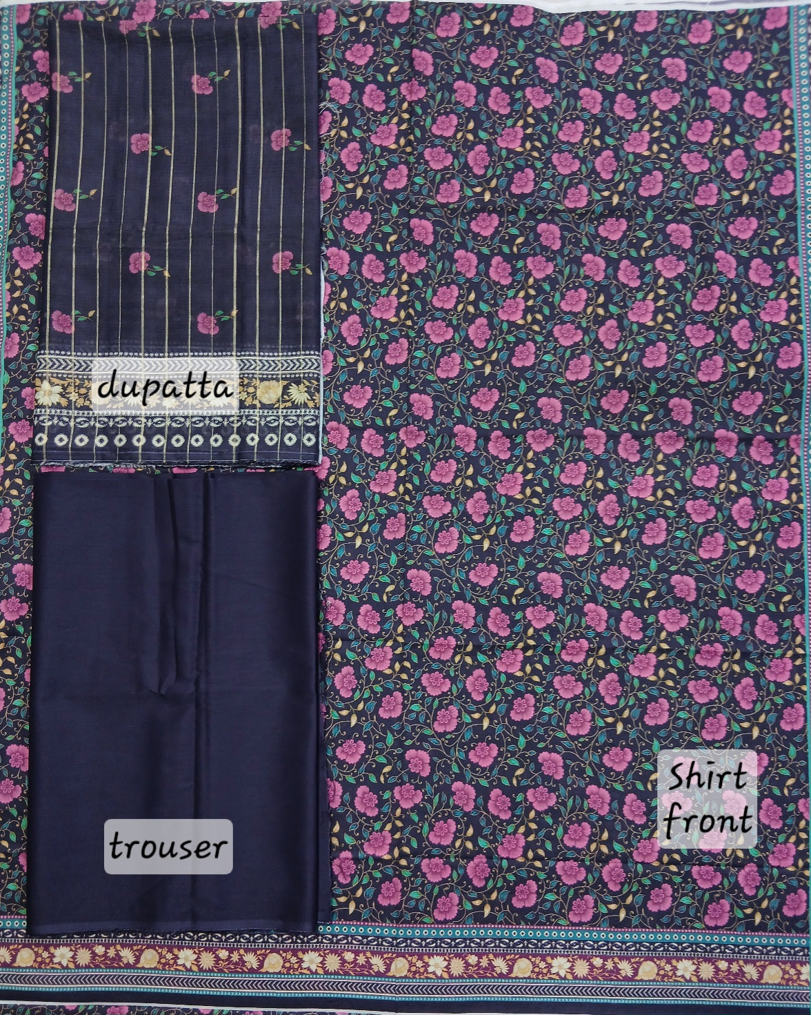 Bin Saeed Digital Lawn 3PC
