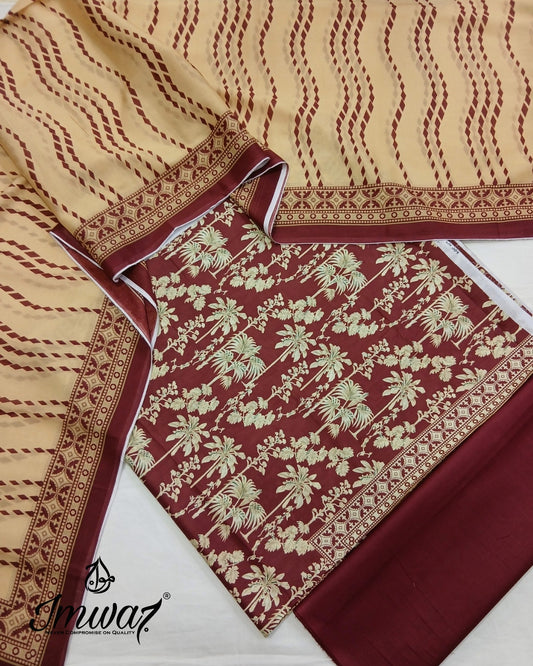 Maria Digital Lawn 3pc by Imwaj