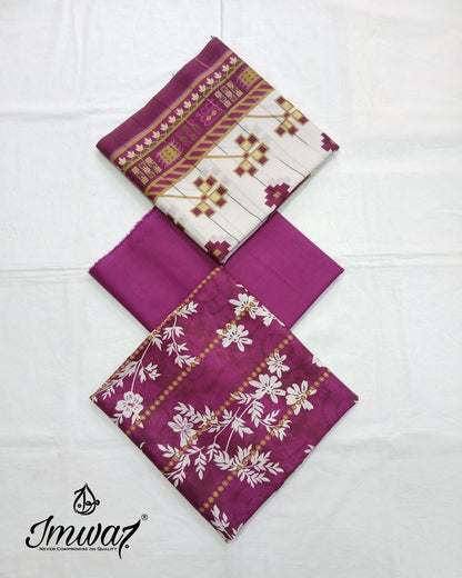 Virsa Jacquard Lawn 3pc Unstitched Suit by Imwaj