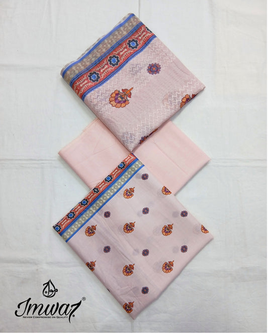 Virsa Jacquard Lawn 3pc Unstitched Suit by Imwaj