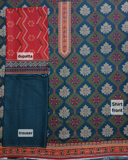 Jasmine Digital Classic Lawn 3Pc