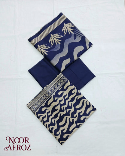Noor Afroz Linen 3pc by Al-Hamra Textiles