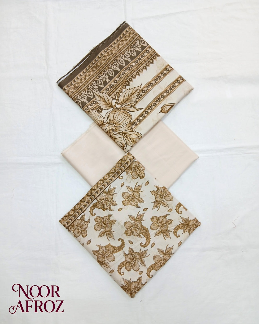 Noor Afroz Linen 3pc by Al-Hamra Textiles