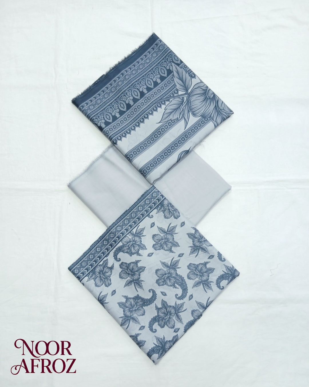 Noor Afroz Linen 3pc by Al-Hamra Textiles