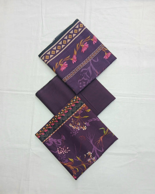 Maria Digital Premium Slub Cotton 3pc by Imwaj