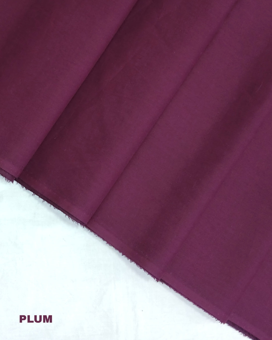 Super PIma Cotton Plain Fabric 38" | PLUM