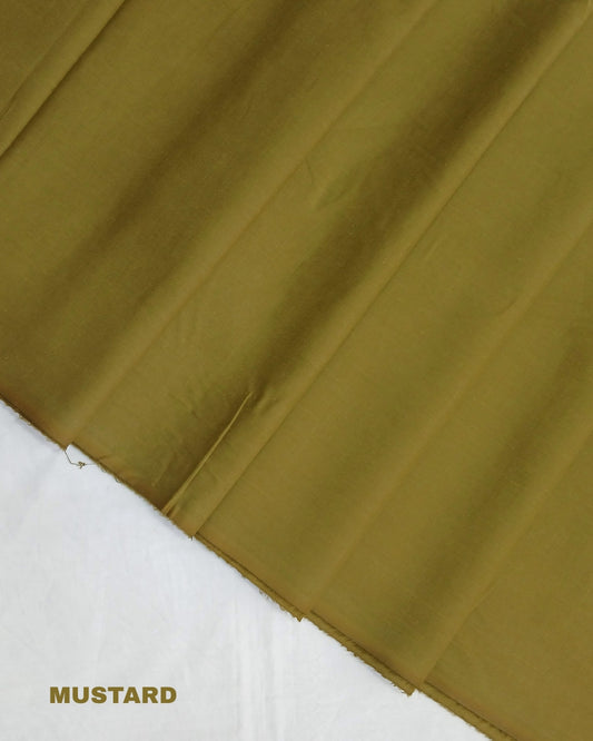 Super PIma Cotton Plain Fabric 38" | Mustard