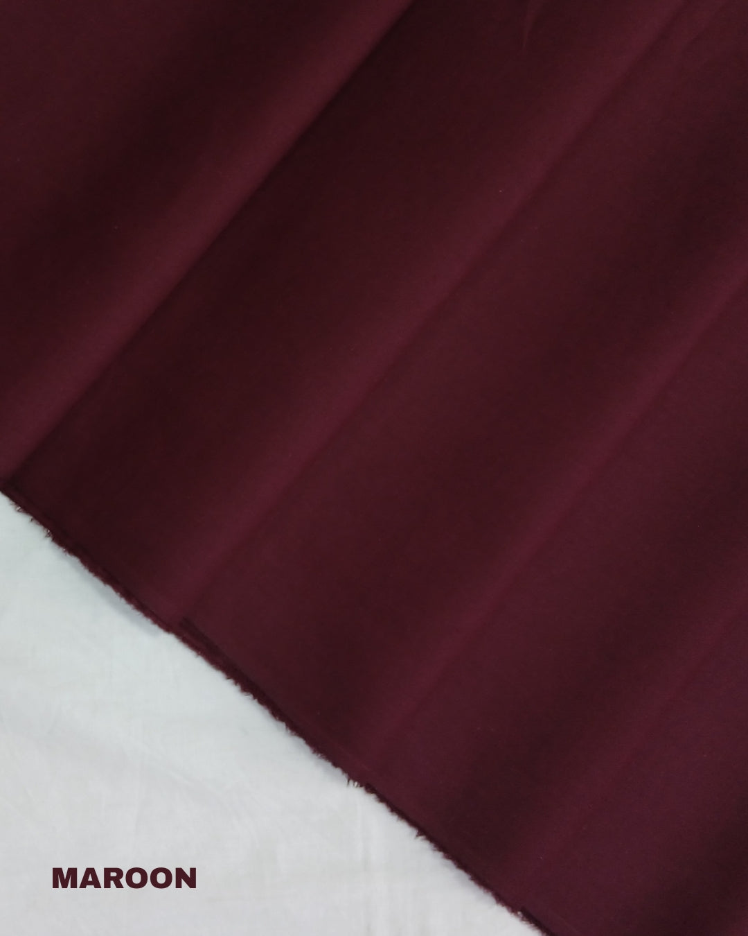 Super PIma Cotton Plain Fabric 38" | Maroon