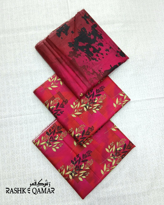 Rashk-e-Qamar printed lawn suit
