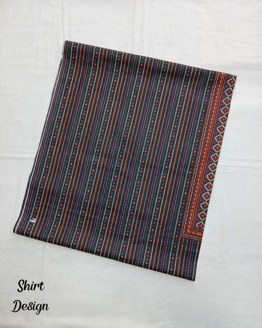 Rimsha Classic Cotton 3pc by Ajwa Textiles | D1210-B