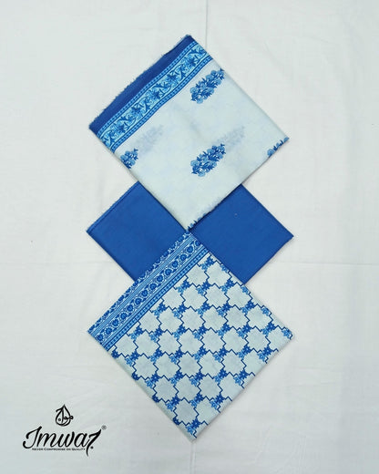 Maria Digital Premium Slub Cotton 3pc by Imwaj