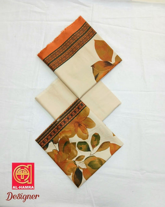 Designer Linen 3pc by Al-Hamra Textiles - D.304A