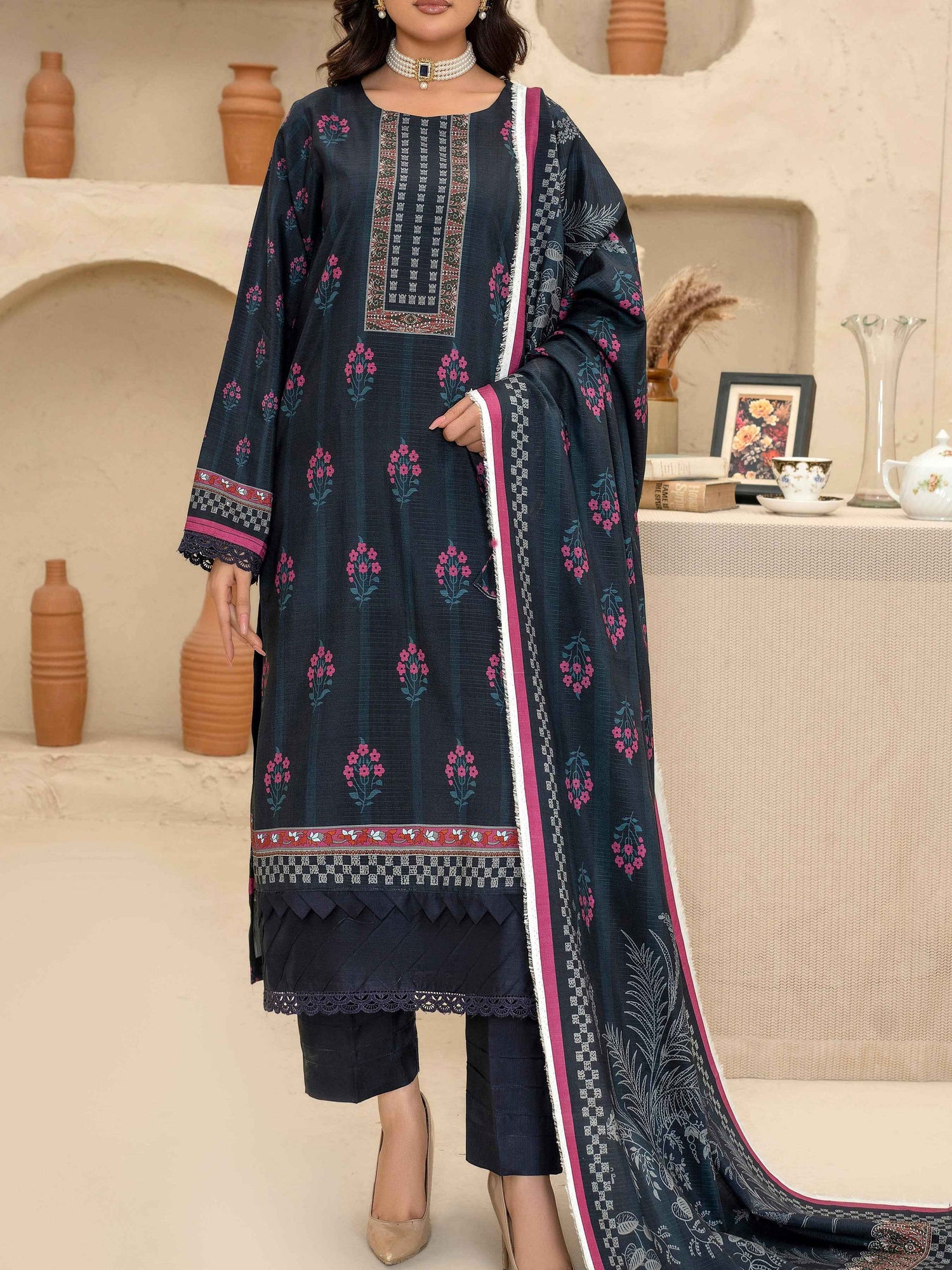 Esha Eshal Viscose by Bin Ilyas | Unstitched 3-piece