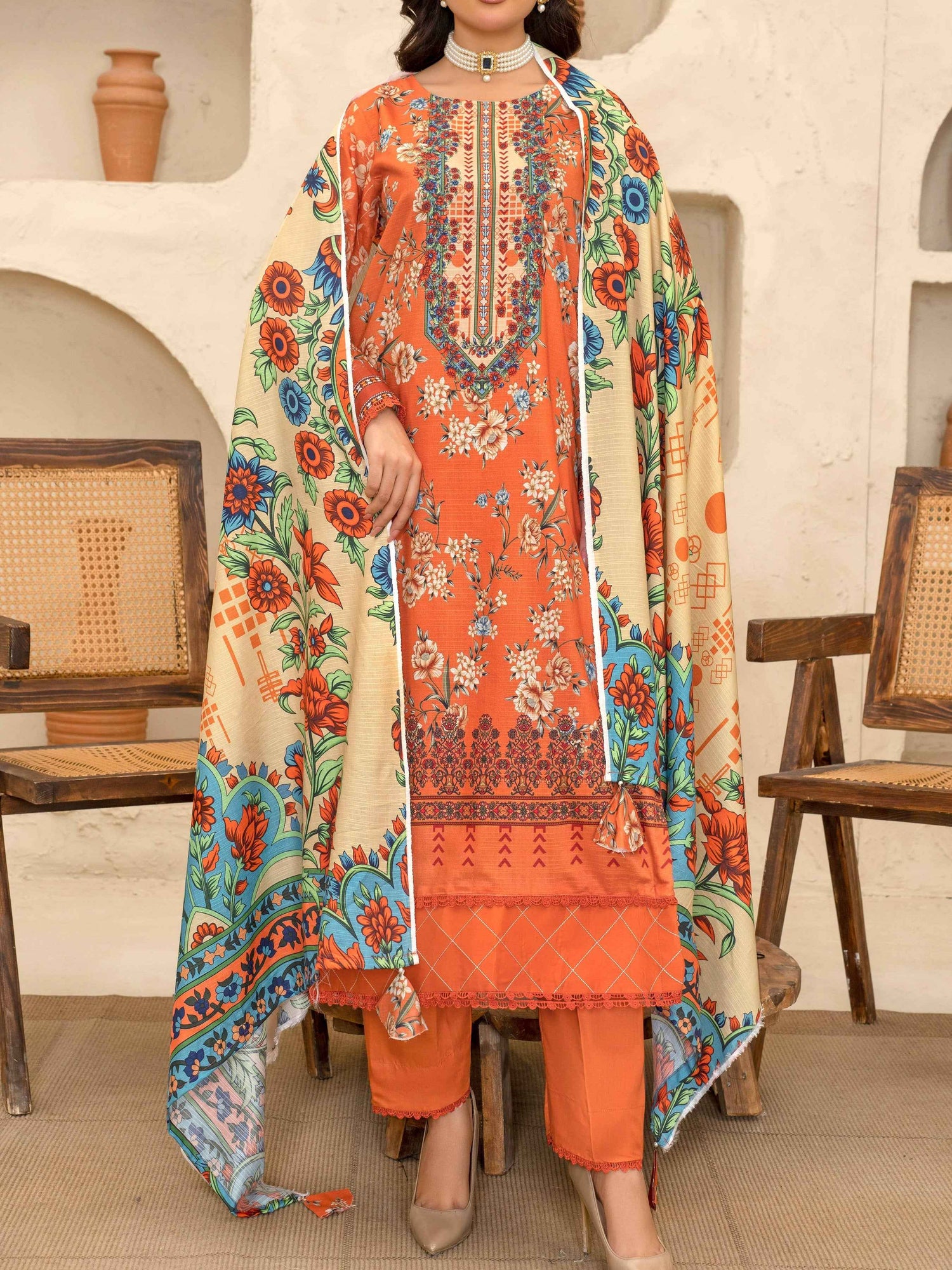 Esha Eshal Viscose by Bin Ilyas | Unstitched 3-piece