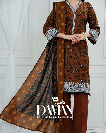 Daman Lawn 3Piece Unstitched | VS Textiles