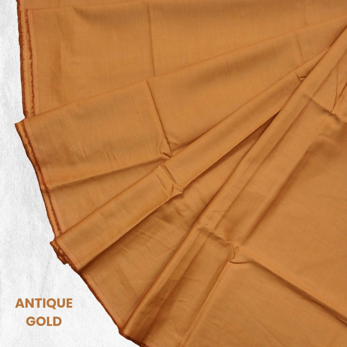 Super Fine Plain Cotton Wider Width(52") | Antique Gold