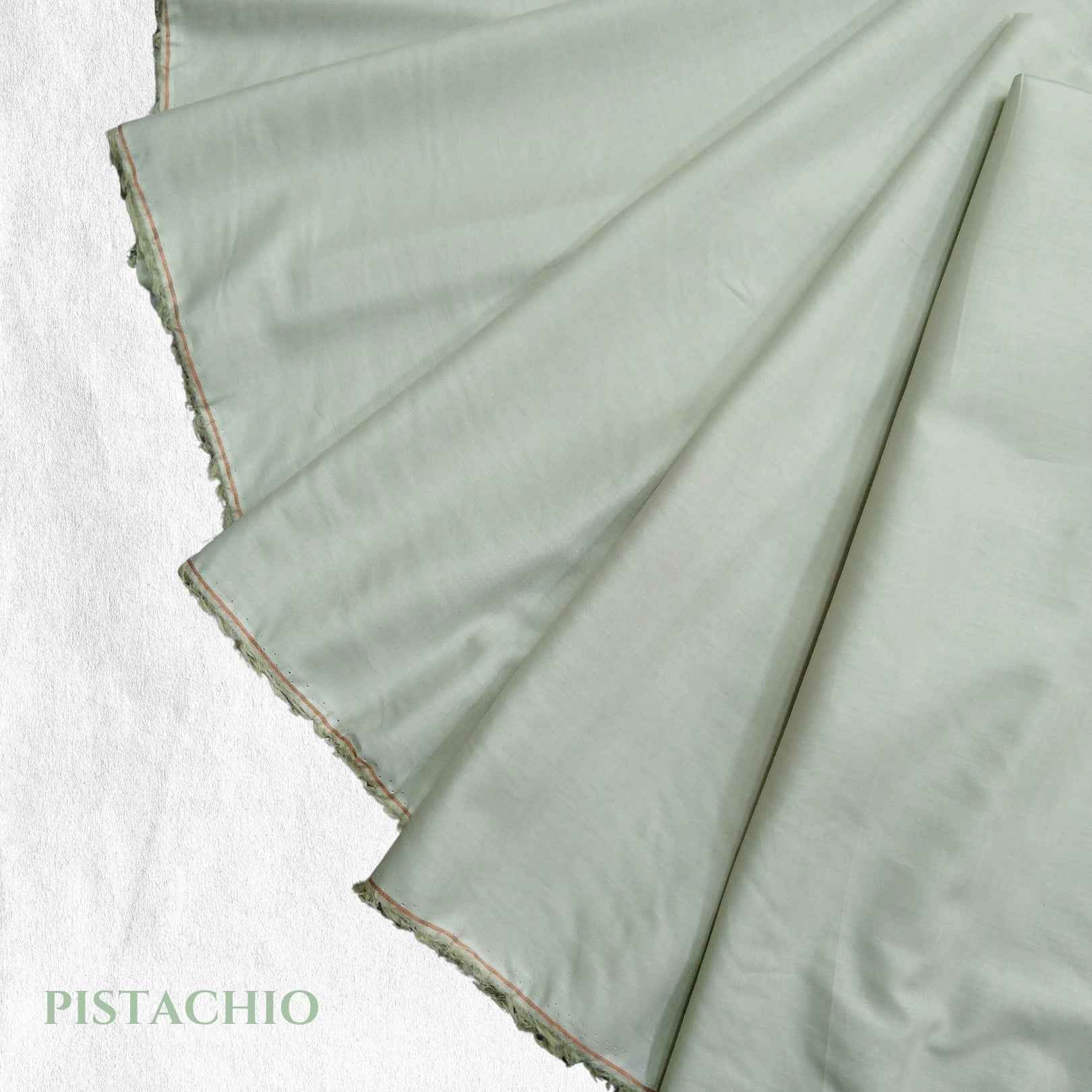 Breathable plain lawn cotton fabric close-up texture