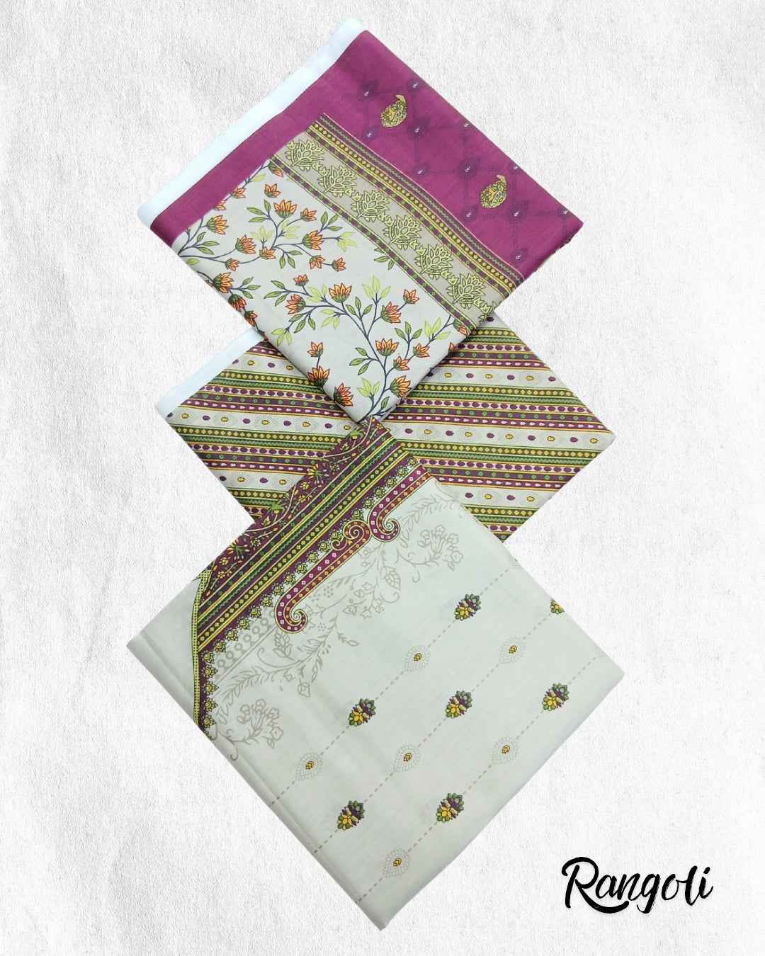 Rangoli Collection 3piece Lawn | Unstitched