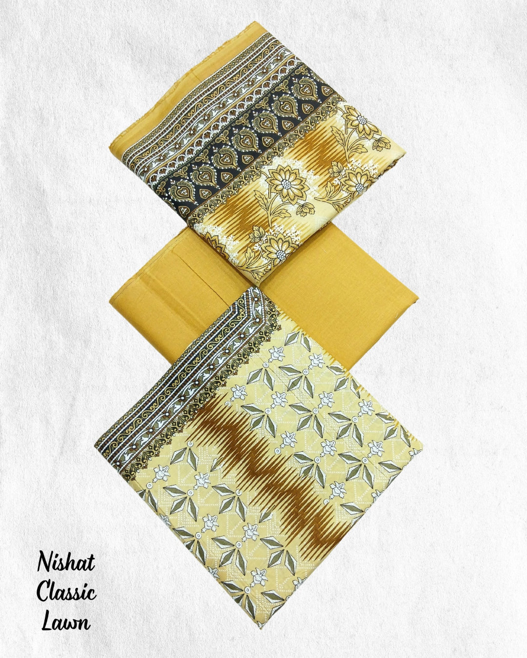 Nishat Classic Lawn. Unstitched 3piece suit