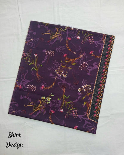 Maria Digital Premium Slub Cotton 3pc by Imwaj