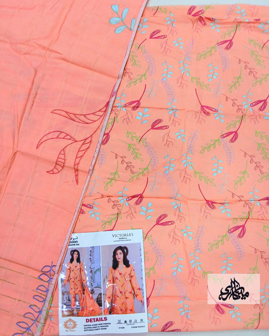 Viscose Stone Dobi Printed Allover Full suit with Exclusive Fancy Shawl - Nagina Cotton Emporium