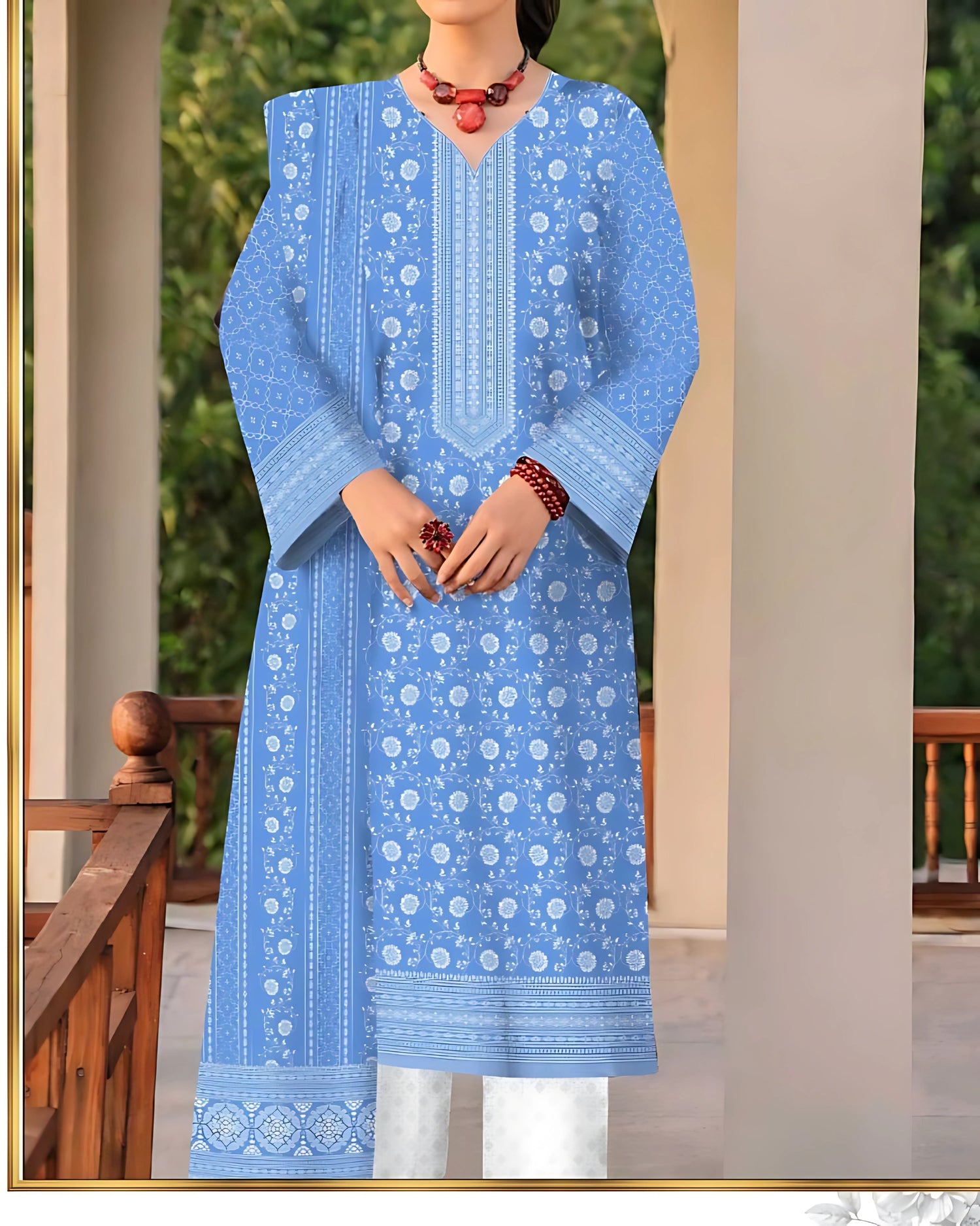Kashish Classic Cotton 3pc – Al-Hamra Textiles - Nagina Cotton Emporium