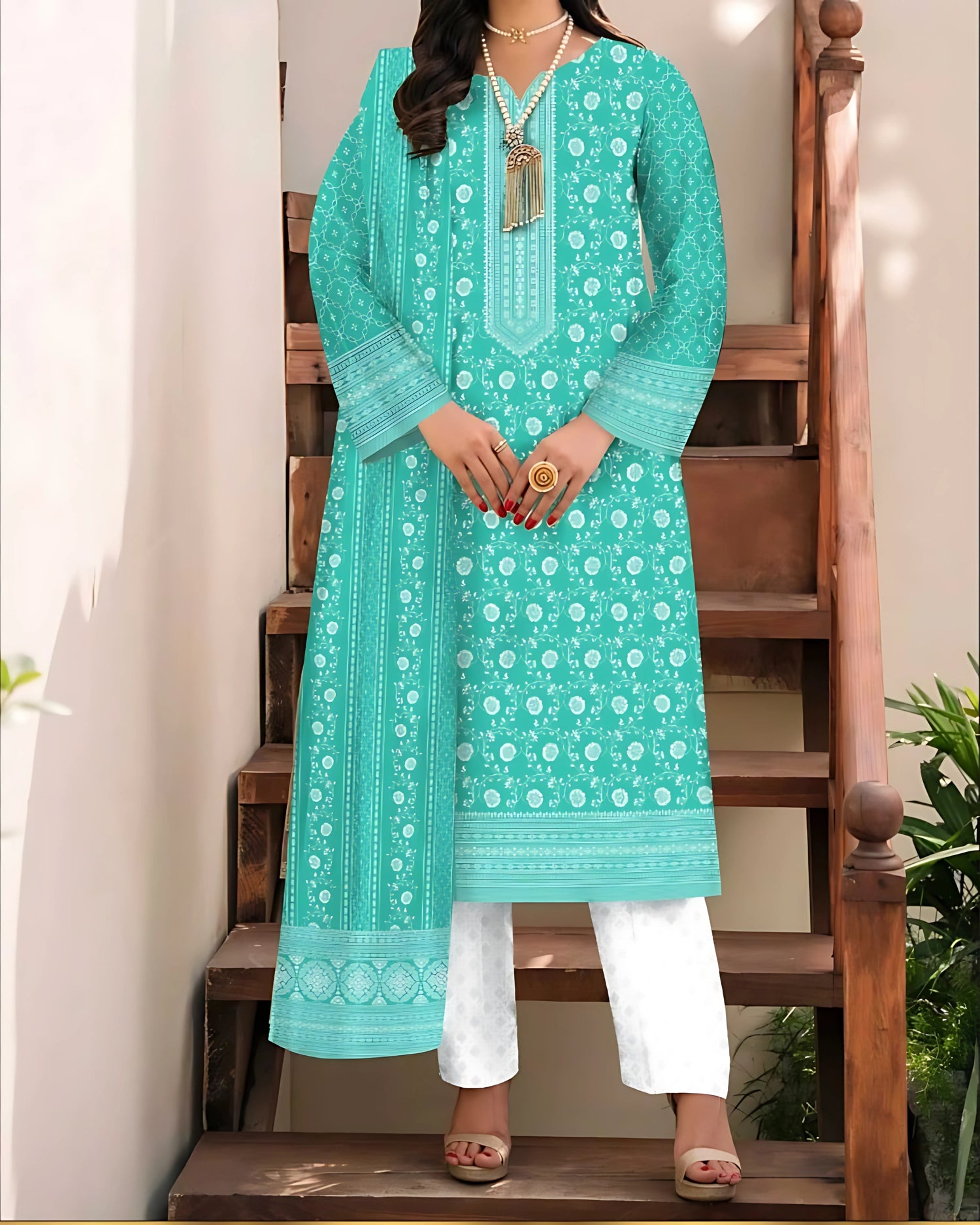 Kashish Classic Cotton 3pc – Al-Hamra Textiles - Nagina Cotton Emporium