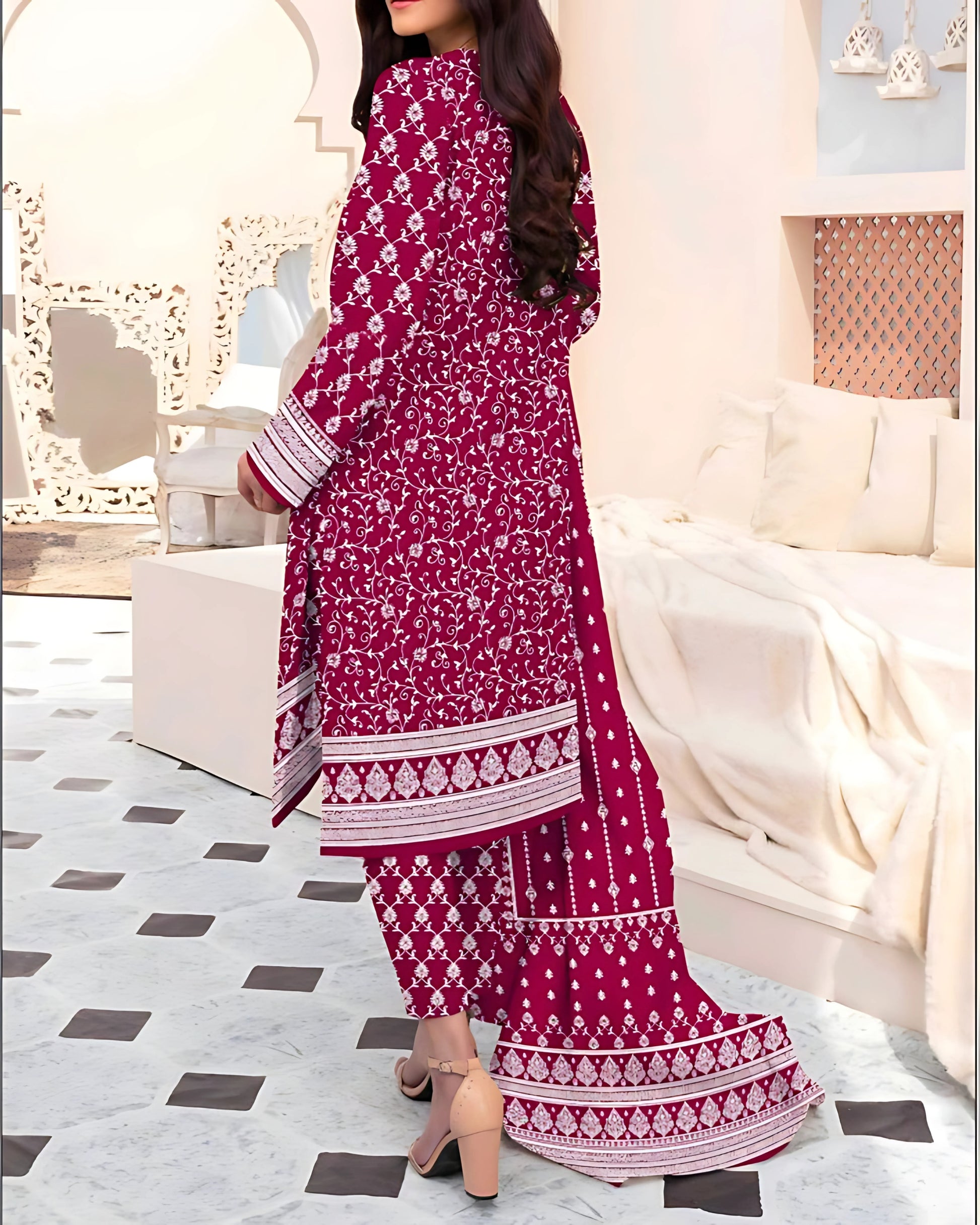 Kashish Classic Cotton 3pc – Al-Hamra Textiles - Nagina Cotton Emporium