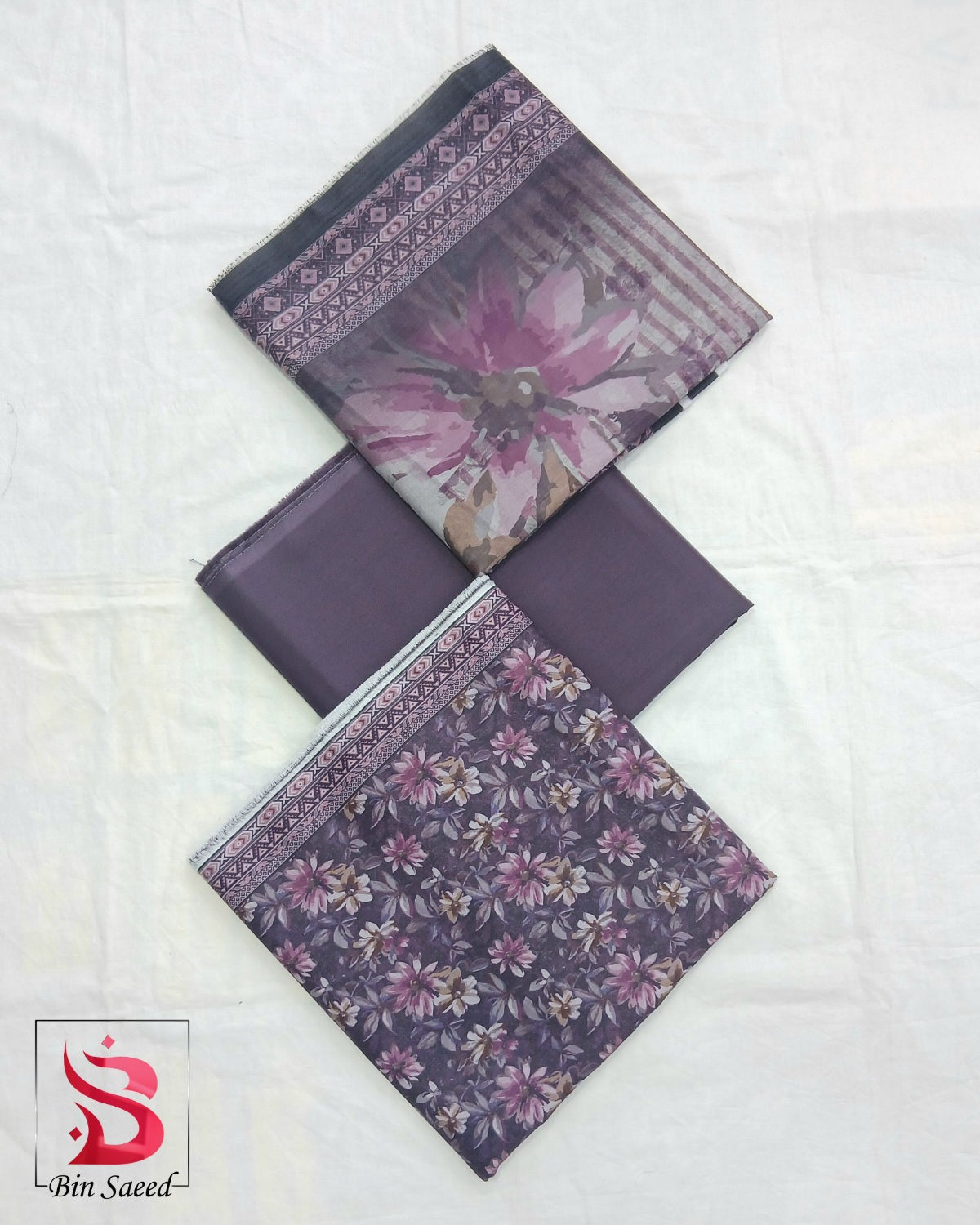 Bin Saeed Digital Lawn 3PC